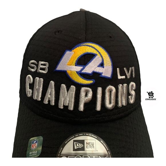 New Era 9FORTY LA Rams Super Bowl LVI Champion Snapback Adjustable Cap Hat New - Picture 12 of 12